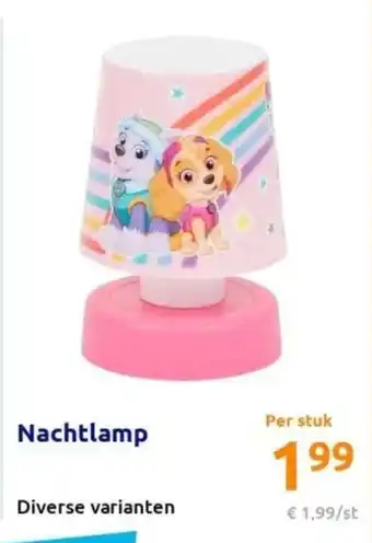 Action Nachtlamp aanbieding