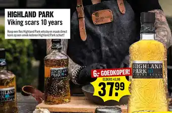 Dirck 3 HIGHLAND PARK Viking scars 10 years aanbieding