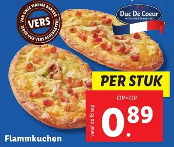 Lidl Flammkuchen aanbieding