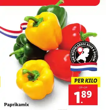 Lidl Paprikamix aanbieding