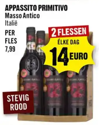 Dirck 3 APPASSITO PRIMITIVO Masso Antico aanbieding