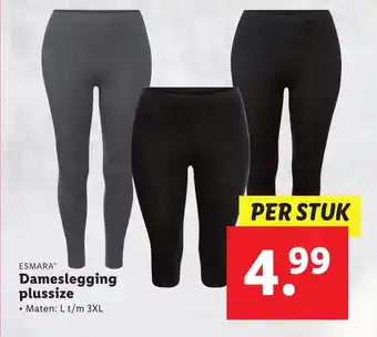 Lidl Dameslegging plussize aanbieding