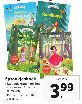 Lidl Sprookjesbroek aanbieding