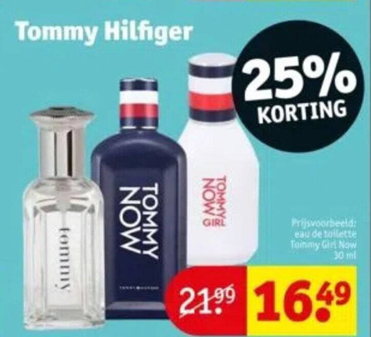 Tommy Hilfiger aanbieding bij Kruidvat