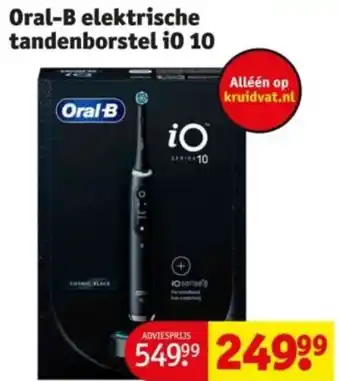 Kruidvat Oral-B elektrische tandenborstel i0 10 aanbieding