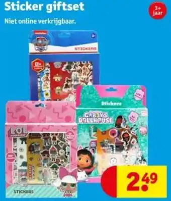 Kruidvat Sticker giftset aanbieding