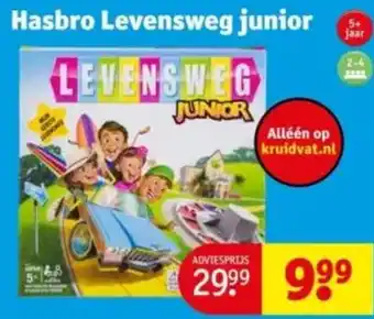 Kruidvat Hasbro Levensweg junior aanbieding