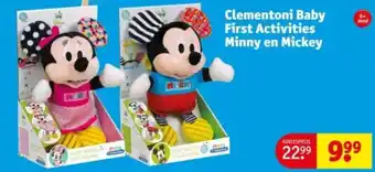 Kruidvat Clementoni Baby First Activities Minny en Mickey aanbieding