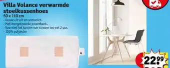 Kruidvat Villa Volance verwarmde stoelkussenhoes aanbieding