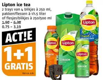 Poiesz Lipton ice tea aanbieding