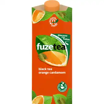 Jumbo Fuzetea black tea sinaasappel- en kardemomsmaak 1, 5l aanbieding