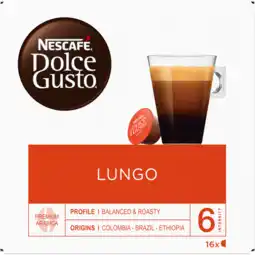 Jumbo Nescafé dolce gusto lungo capsules - 16 koffiecups aanbieding