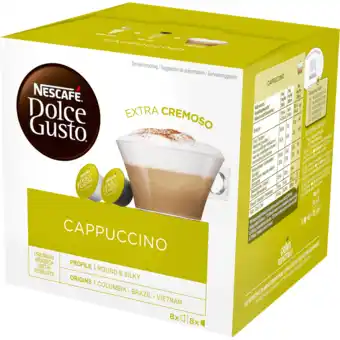 Jumbo Nescafé dolce gusto cappuccino capsules -16 koffiecups aanbieding