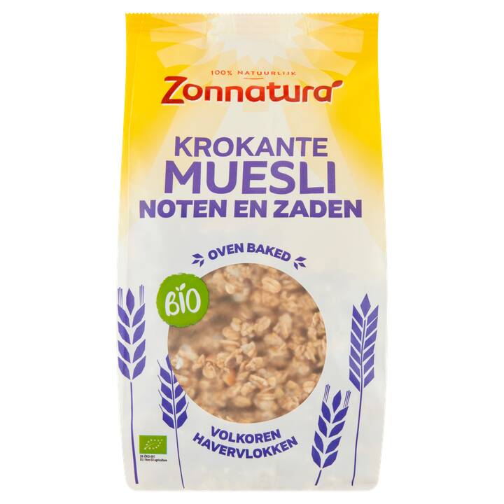 Zonnatura bio krokante muesli noten en zaden 375g aanbieding bij Jumbo
