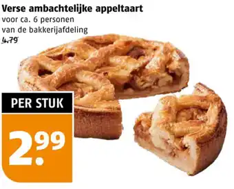 Poiesz Verse ambachtelijke appeltaart aanbieding