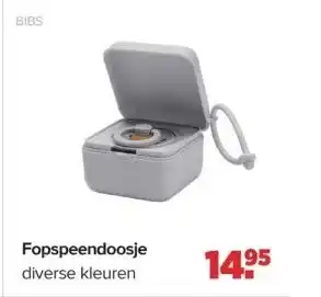 Baby-Dump Fopspeendoosje aanbieding