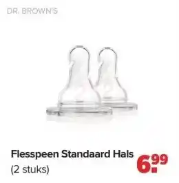 Baby-Dump Flesspeen standaard hals aanbieding