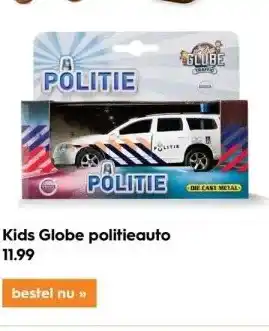 Blokker Kids globe politieauto aanbieding