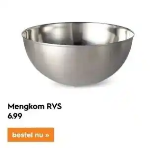 Blokker Mengkom rvs aanbieding