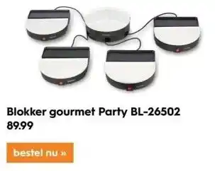 Blokker Blokker gourmet party bl-26502 aanbieding