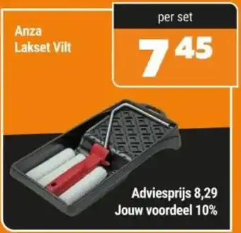 De voordeelmarkt Anza Lakset Vilt aanbieding