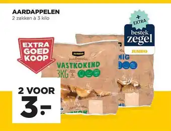 Jumbo Aardappelen 3kilo aanbieding