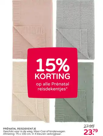 Prenatal Reisdekentje aanbieding