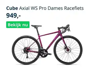 Mantel Cube Axial WS Pro Dames Racefiets aanbieding