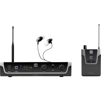 Conrad Ld systems u308 iem hp in-ear-monitoring set aanbieding