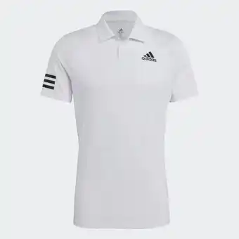 Adidas Adidas tennis club 3-stripes poloshirt aanbieding