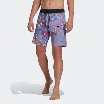 Adidas Adidas positivisea classic length graphic boardshort aanbieding