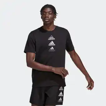 Adidas Adidas designed to move logo t-shirt aanbieding