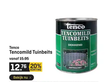 Hubo Tenco Tencomild Tuinbeits 20% Korting aanbieding