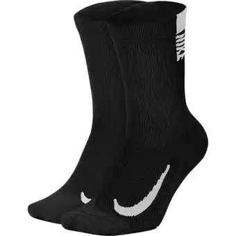 All4running Nike multiplier crew socks 2-pack aanbieding