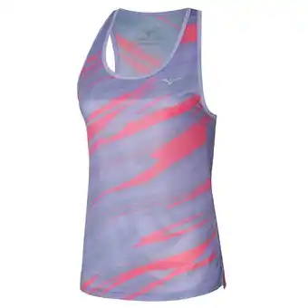 All4running Mizuno dryaeroflow graphic singlet dames aanbieding