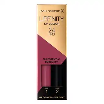 Amazon Max factor lipfinity lip colour 2-step long lasting aanbieding