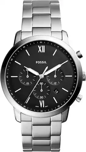 Amazon Fossil neutra chronograaf roestvrijstalen horloge aanbieding