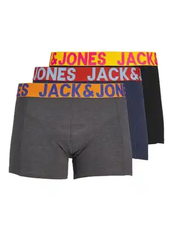 Amazon Jack & jones male plus size boxershorts 3 stuks basic aanbieding