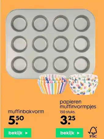 HEMA Muffinbakvorm aanbieding