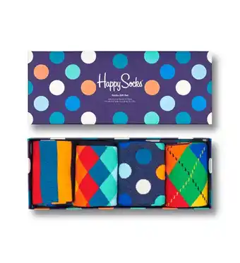 Amazon Happy socks 4-pack big dot box aanbieding