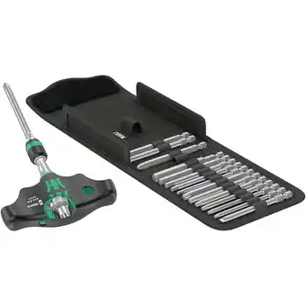 Conrad Wera kraftform kompakt 400 ra set 1 bitschroevendraaier 17-delig kruiskop phillips, kruiskop pozidriv, torx, inbus, plat aanbieding