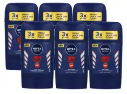 De Online Drogist Nivea men deostick dry impact multiverpakking 6x50ml aanbieding