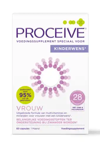 De Online Drogist Proceive kinderwens vrouw 60cp aanbieding