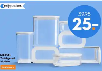 Blokker Mepal Modula 7-delige set aanbieding