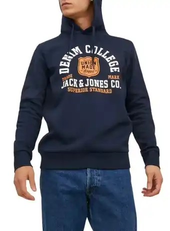 Amazon Jack & jones sweatshirt heren jjelogo sweat hood 2 col aanbieding