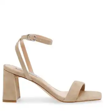 Amigo Steve madden luxe sandal beige suede sandalen met hak dames aanbieding