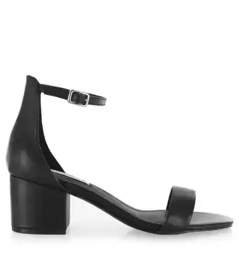 Amigo Steve madden irenee zwart leer sandalen met hak dames aanbieding