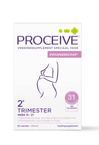 De Online Drogist Proceive zwangerschap trimester 2 60cp aanbieding