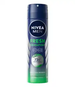 De Online Drogist Nivea men fresh sensation anti-transpirant spray 150ml aanbieding