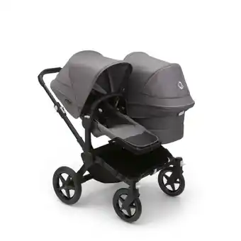 Baby Plus Bugaboo donkey5 duo kinderwagen - black/grey melange - grey melange aanbieding